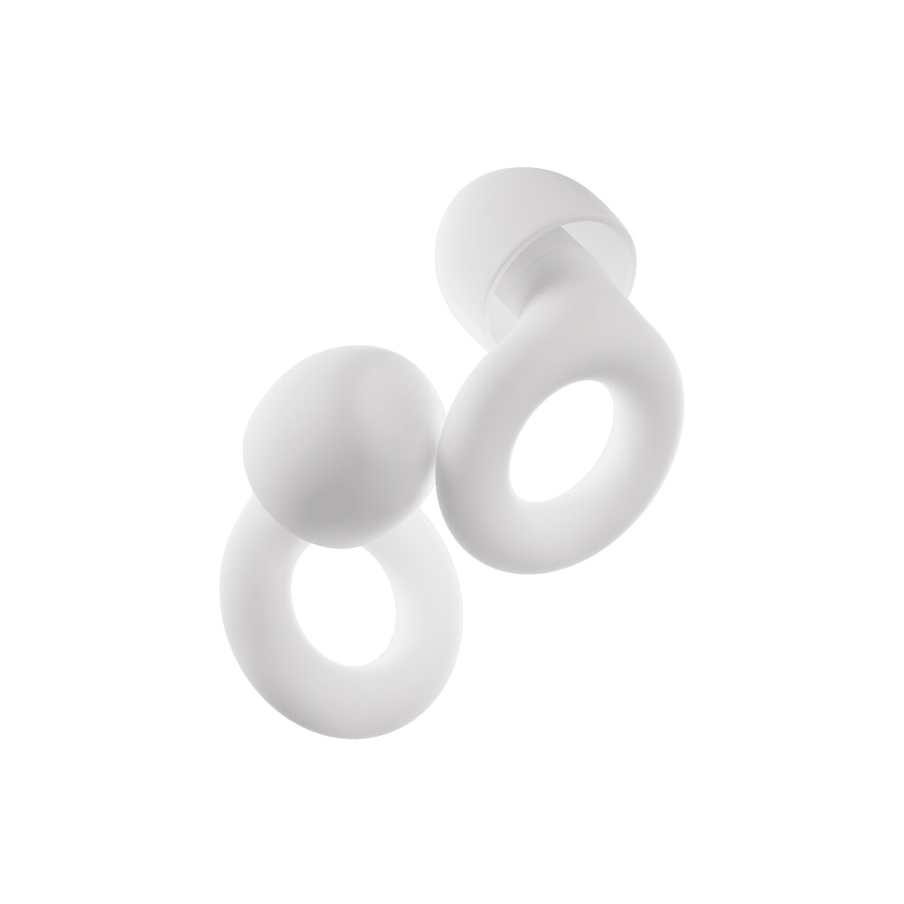 White Loop Quiet 2 reusable noise-reducing earplugs