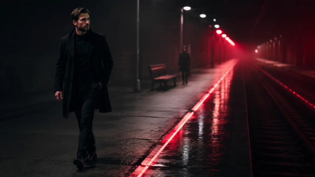 Man walking away from an uncertain dating situation